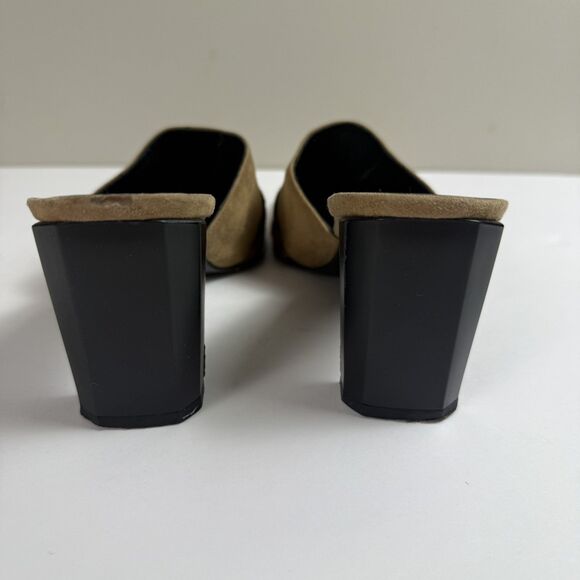 Stuart Weitzman Brown Leopard Print Heeled Mules Calf-hair and leather - Picture 6 of 10